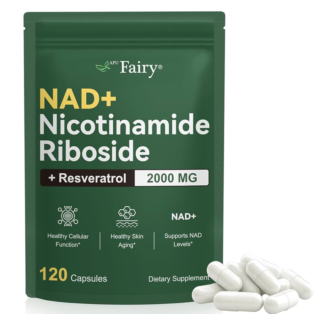 Fairy – NAD+ Nicotinamide Riboside + Resveratrol 2000 mg (120 cápsulas)
