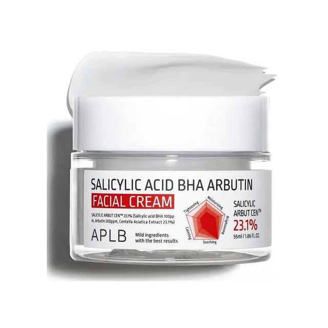 APLB - Crema hidratante con ácido salícilico BHA arbutina 55ml