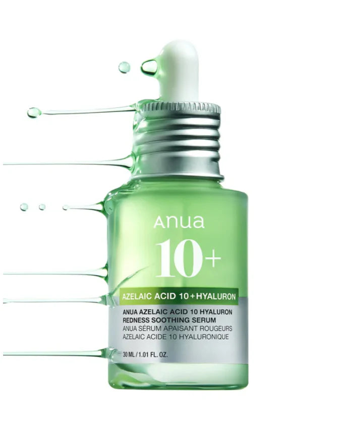 Anua – Suero Calmante de Ácido Azelaico 10% + Ácido Hialurónico para el Enrojecimiento [30ml]